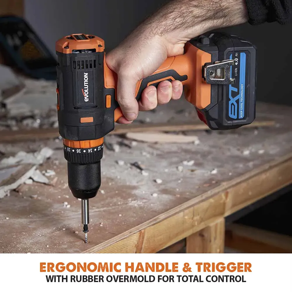 Evolution Cordless R13CMB-Li Combi Drill Driver 20V Li-Ion EXT