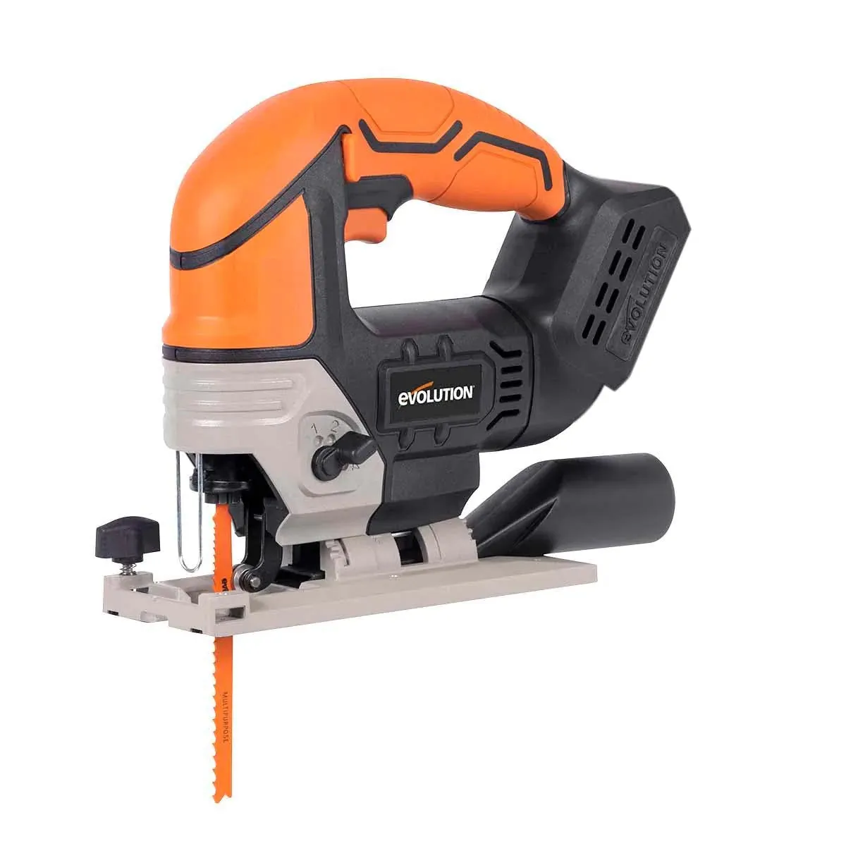 Evolution Cordless R90JGS-Li Jigsaw 20V Li-Ion EXT Inc Multi-Material Blades