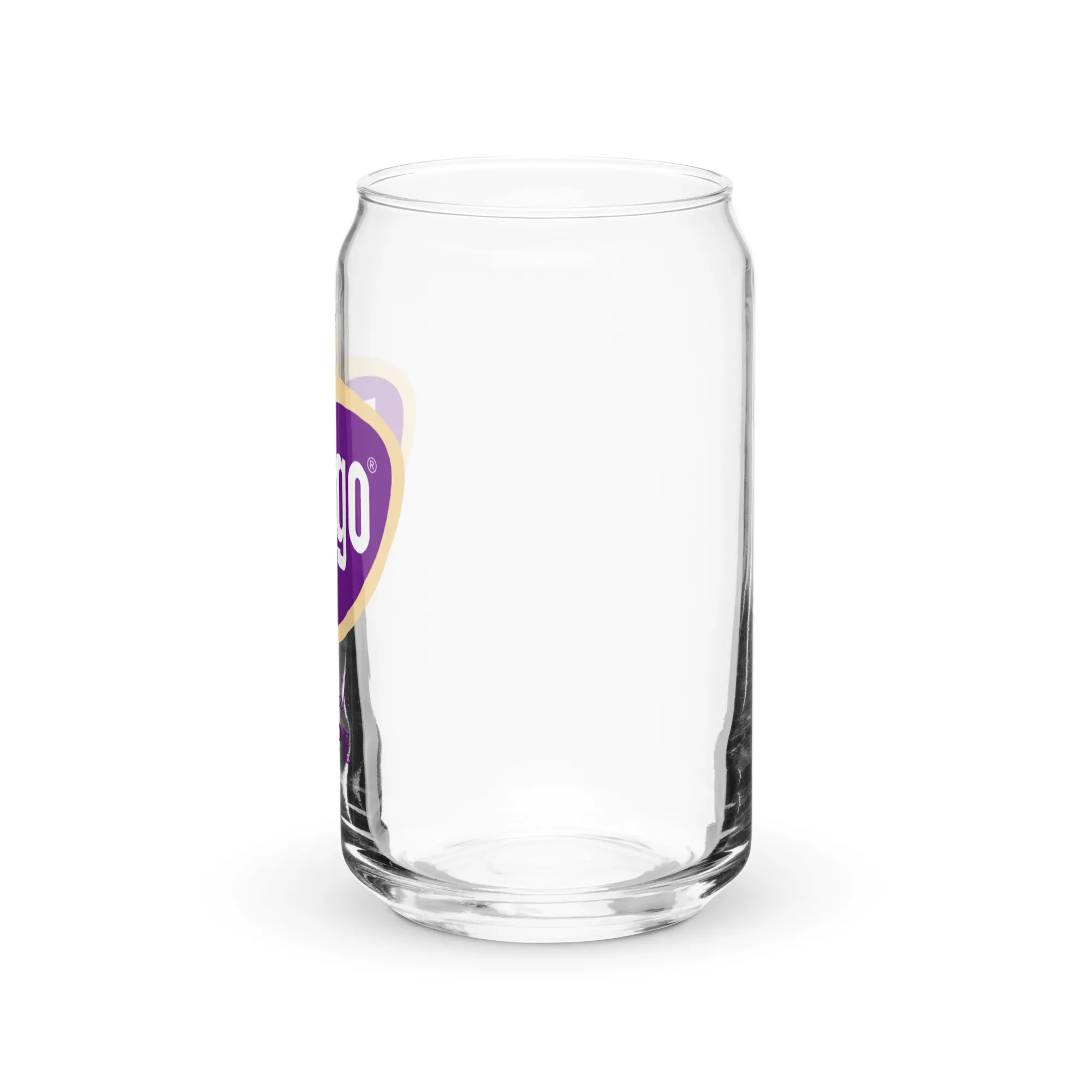 Faygo Retro Logo Can Glass - Grape 16 oz