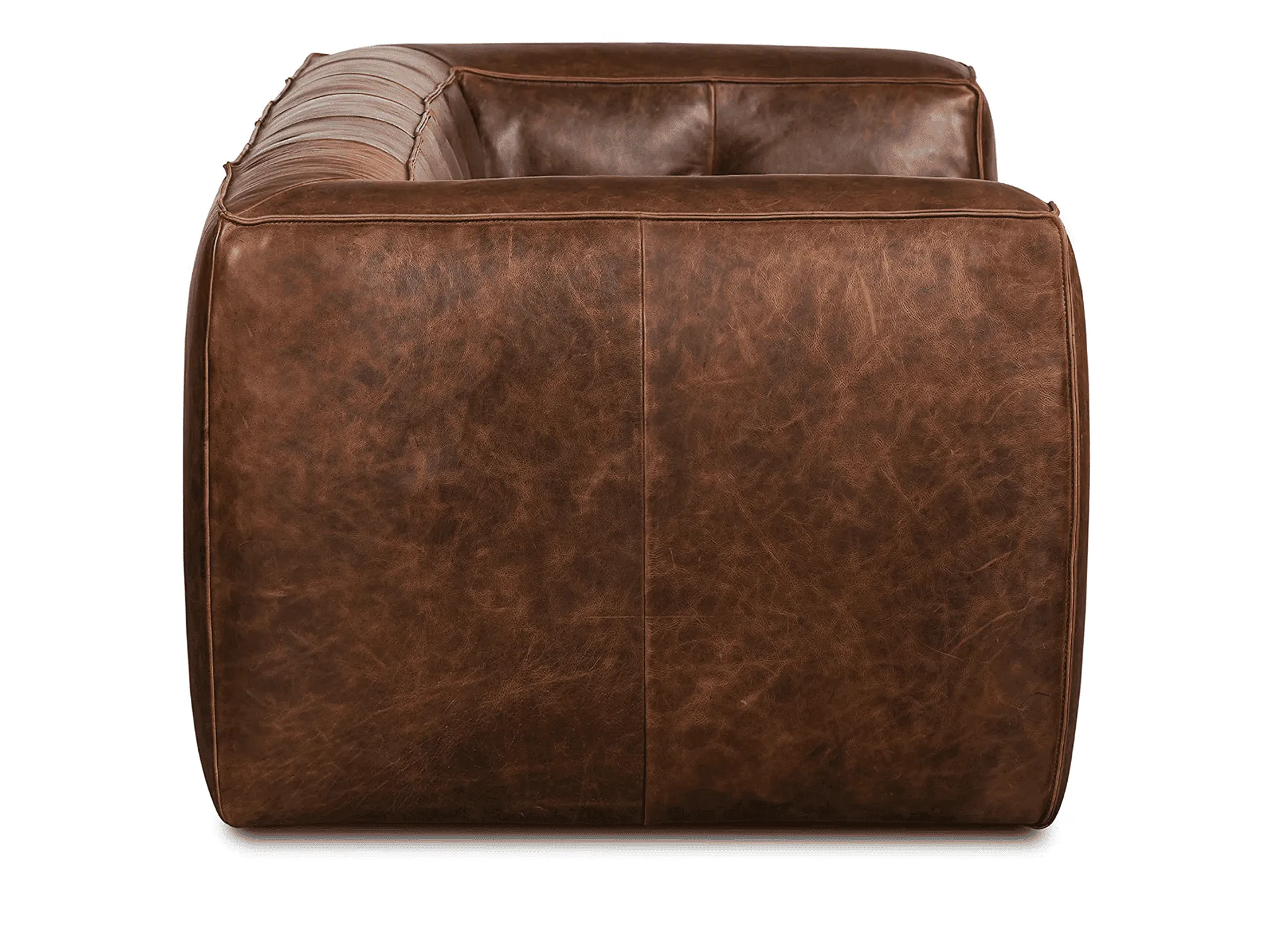 Figure It Out Tanned Buffalo Faux Leather - Brown