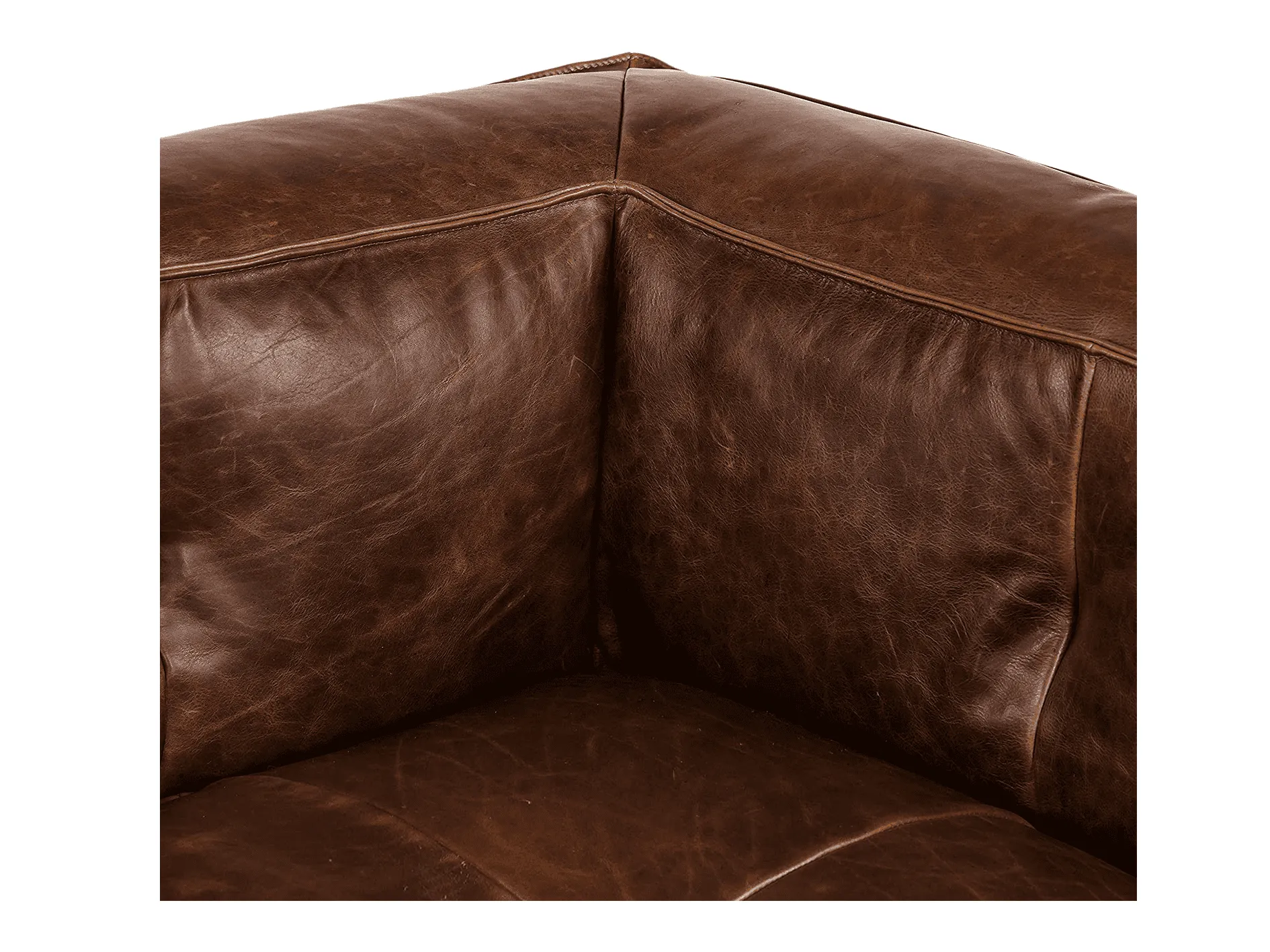 Figure It Out Tanned Buffalo Faux Leather - Brown