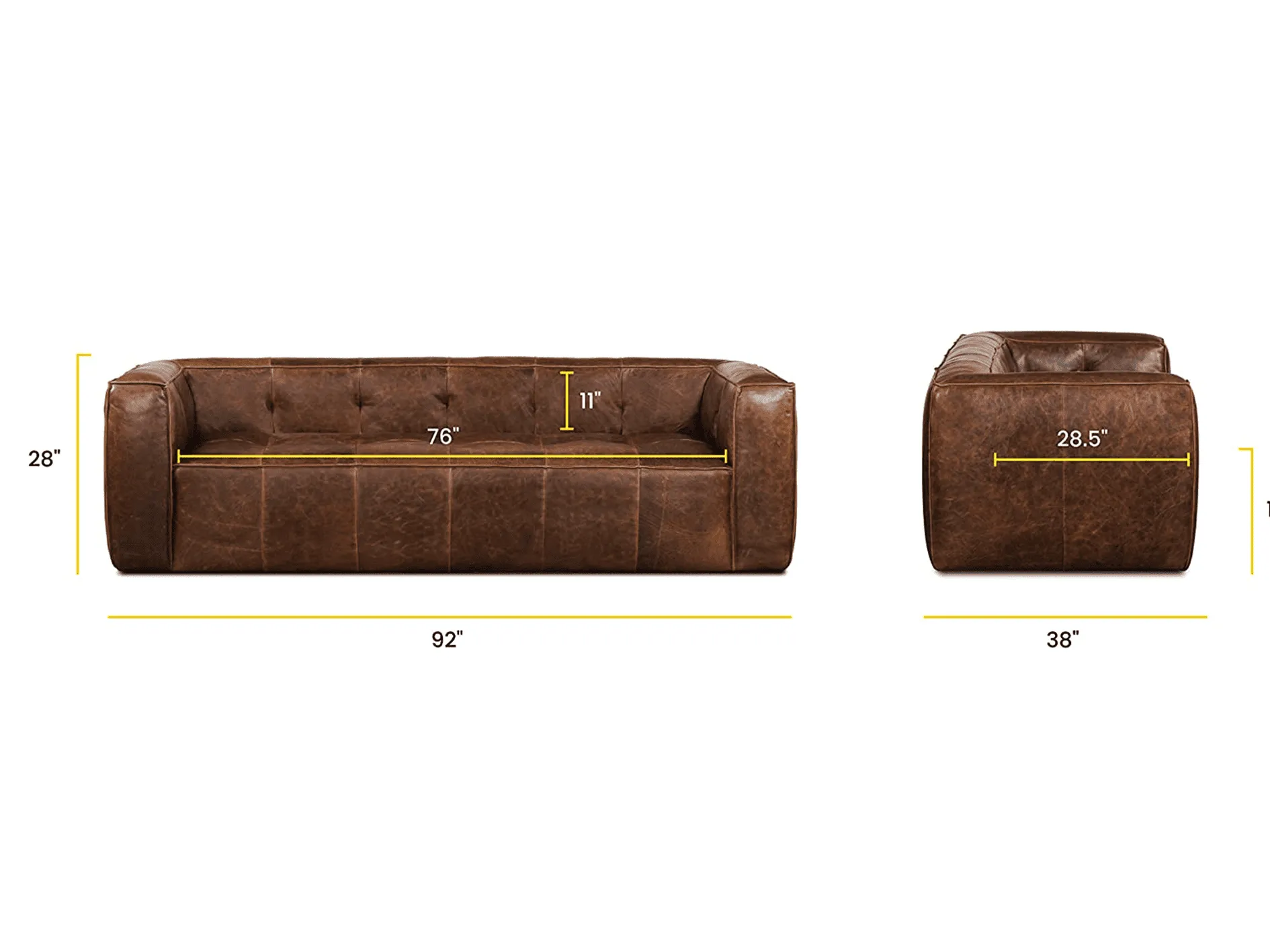 Figure It Out Tanned Buffalo Faux Leather - Brown