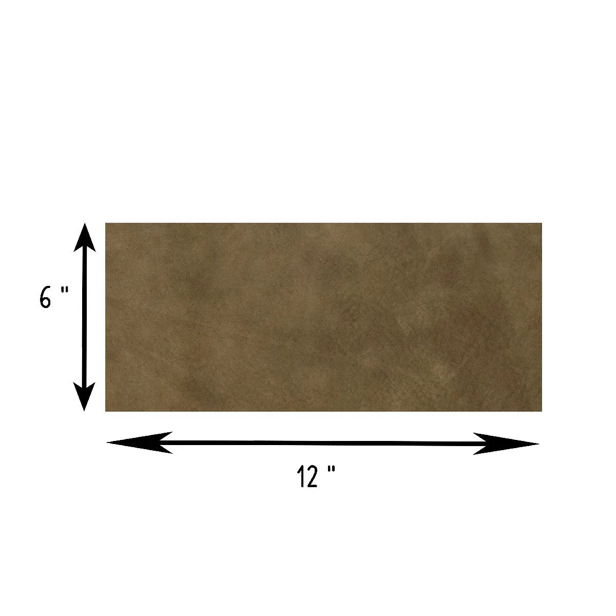 Genuine Leather Tooling and Crafting Sheets | Heavy Duty Full Grain Cowhide (2.5mm) | Nubuck Brown