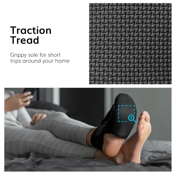 GRW Plantar Fasciitis Night Splint Soft Stretching Brace Compression Sleeve For Pain Support