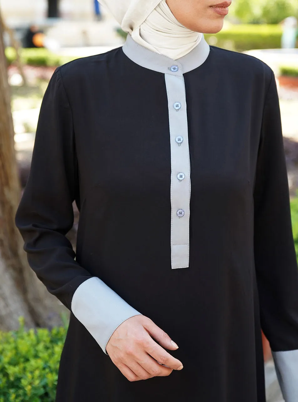 Hi-Lo Double Layered Abaya