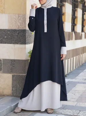 Hi-Lo Double Layered Abaya