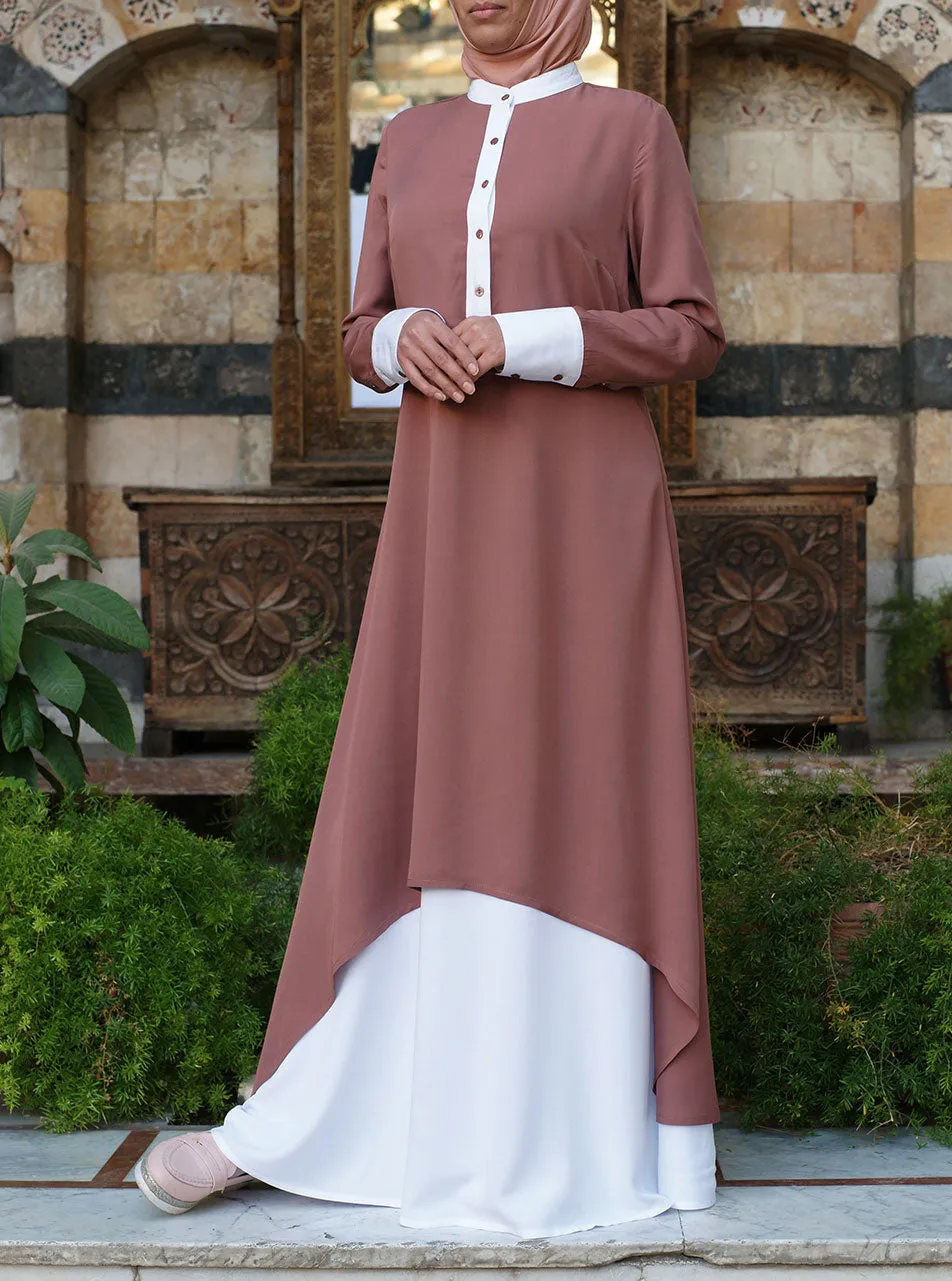 Hi-Lo Double Layered Abaya