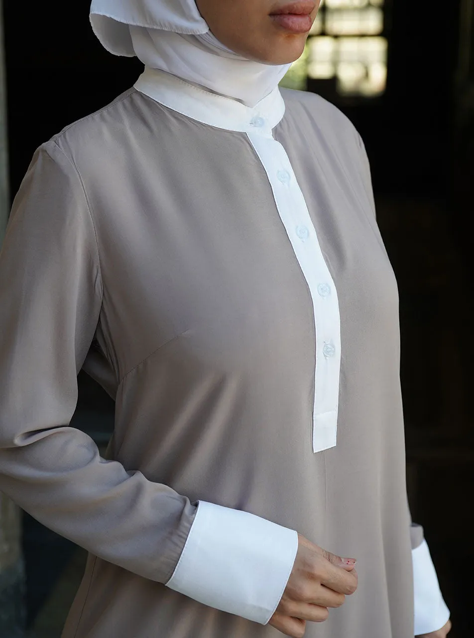 Hi-Lo Double Layered Abaya