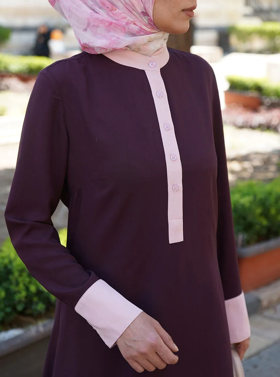 Hi-Lo Double Layered Abaya