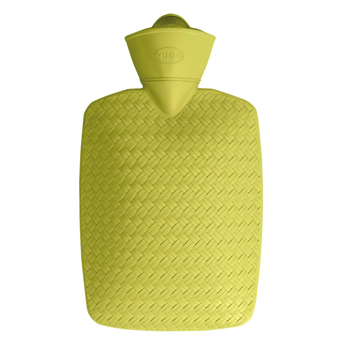 Hot Water Bottle Classic -Wicker- Lime