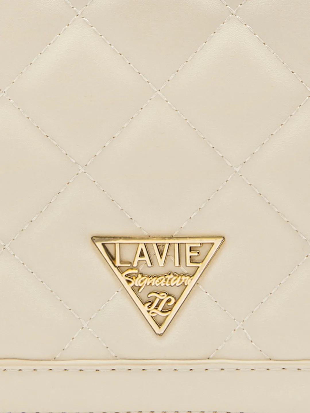 Lavie Signature Atlanta Small Off White Womens Sling Bag