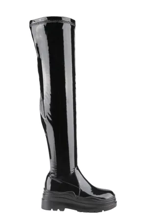 Lug Sole Thigh High Boots