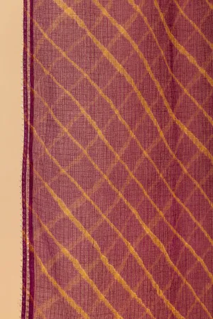 Magenta Doria Dupatta