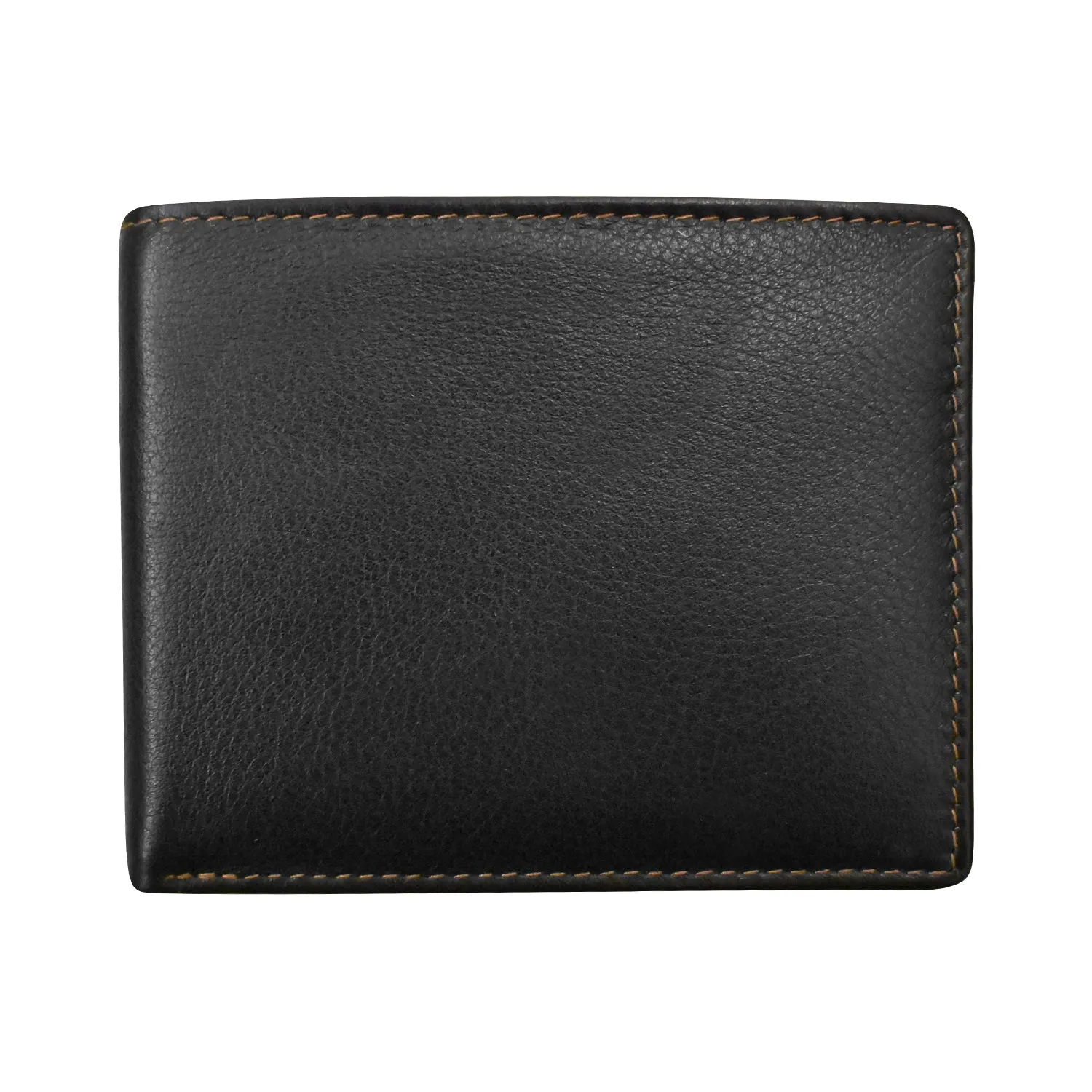 Men's Bifold Wallet with Back Slip Pocket