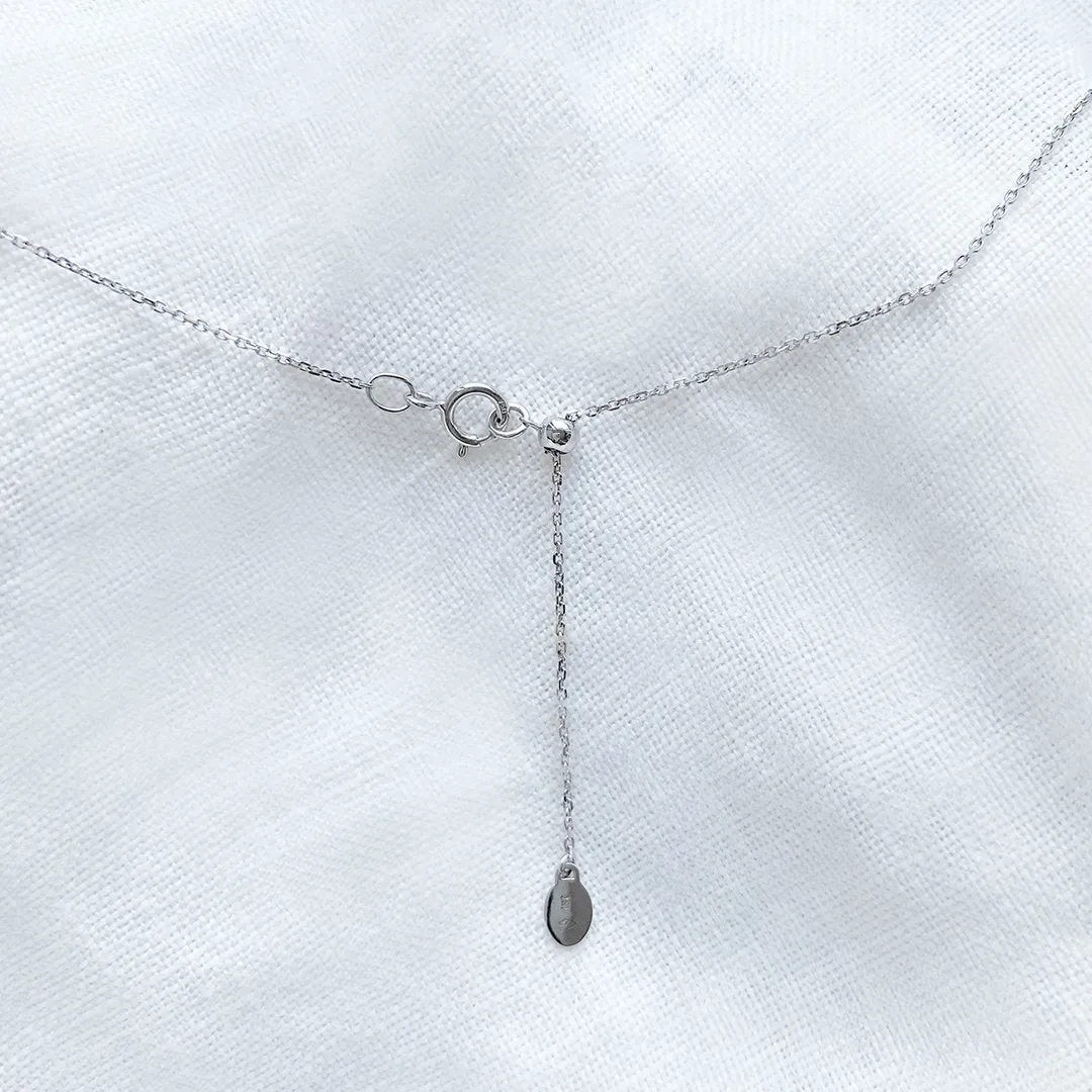 Monet Necklace 18K White Gold