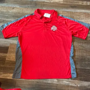 NCAA Ohio State Buckeyes Varsity Authentic Apparel mensPolo size Large