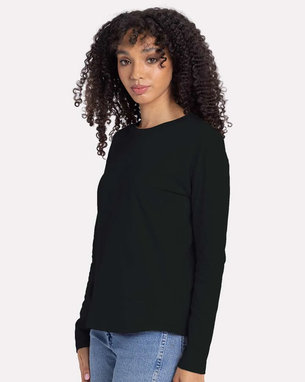 Next Level Women's Cotton Relaxed Long Sleeve T-Shirt 3911