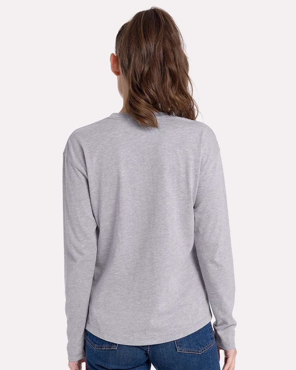 Next Level Women's Cotton Relaxed Long Sleeve T-Shirt 3911