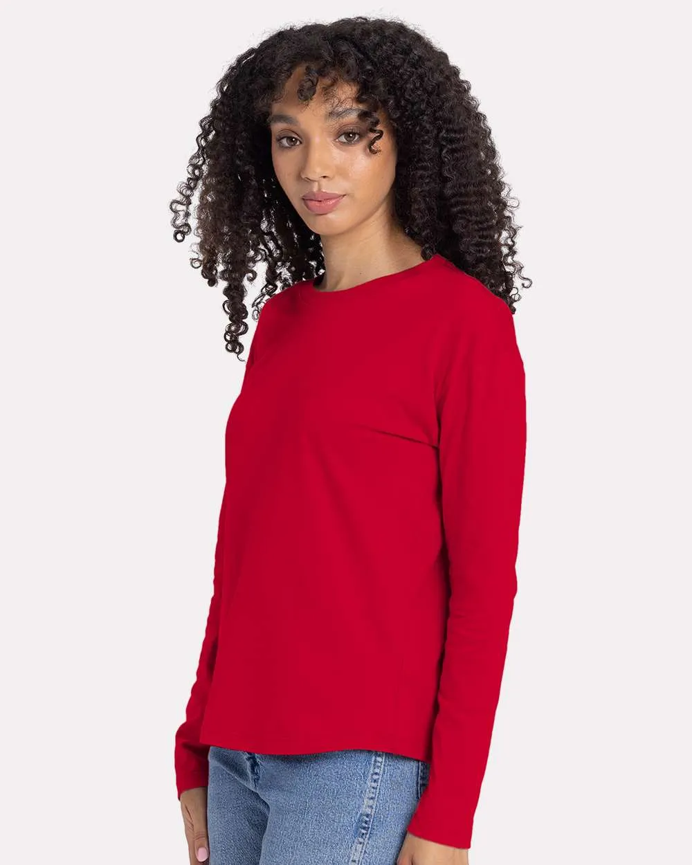 Next Level Women's Cotton Relaxed Long Sleeve T-Shirt 3911