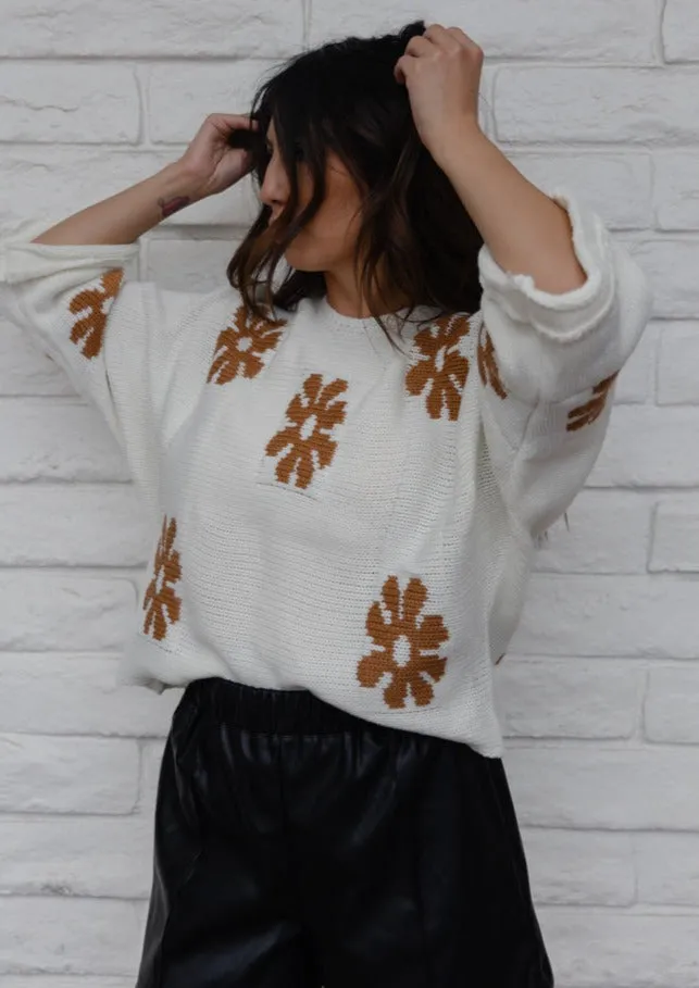 Oh So Groovy Knit Sweater