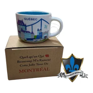 Quebec colurfull scene  mug.