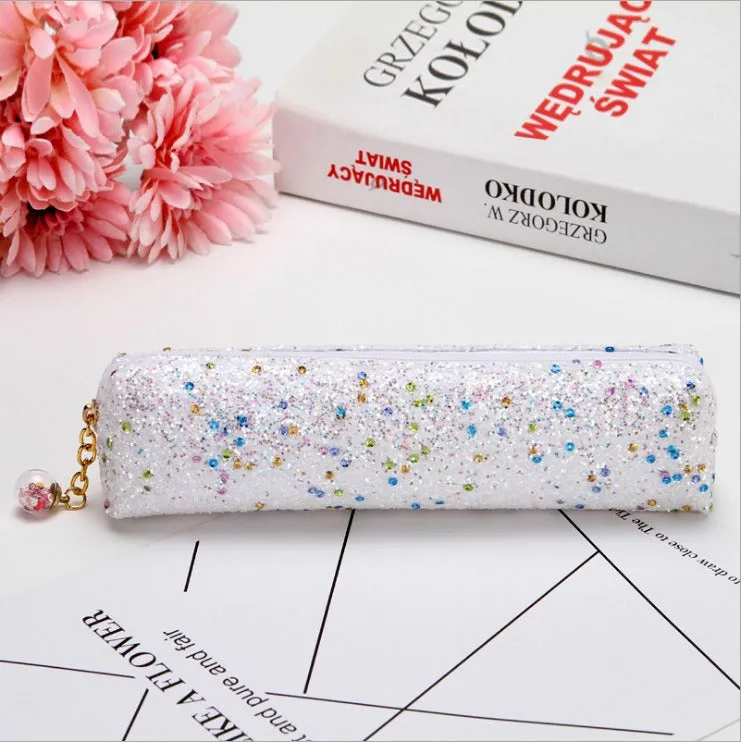 Sequins Diamond Pencil Case and Pouch