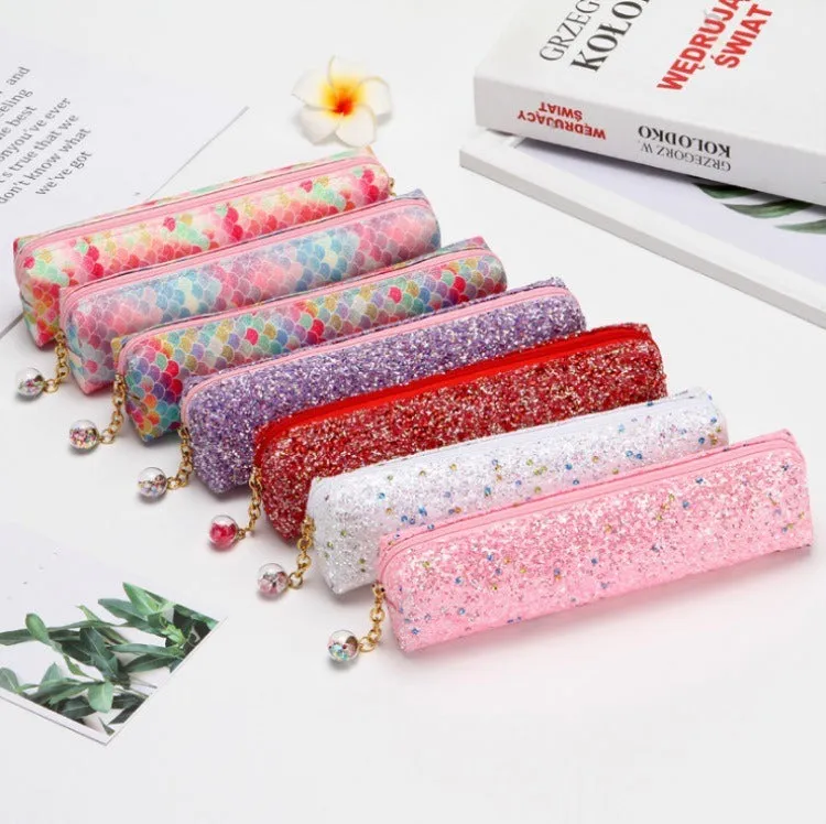 Sequins Diamond Pencil Case and Pouch