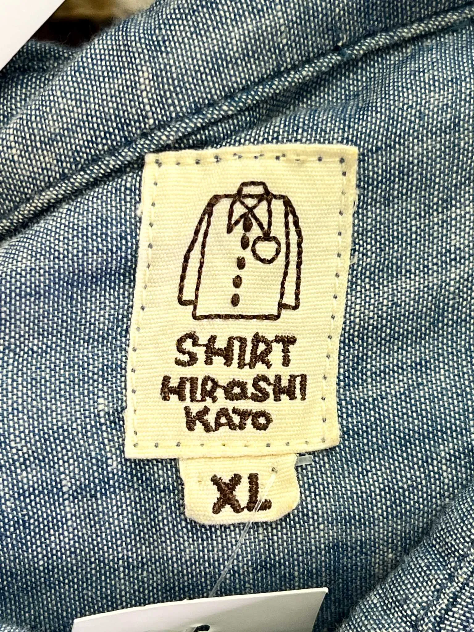 Size XL - Hiroshi Kato Chambray Button Up Shirt