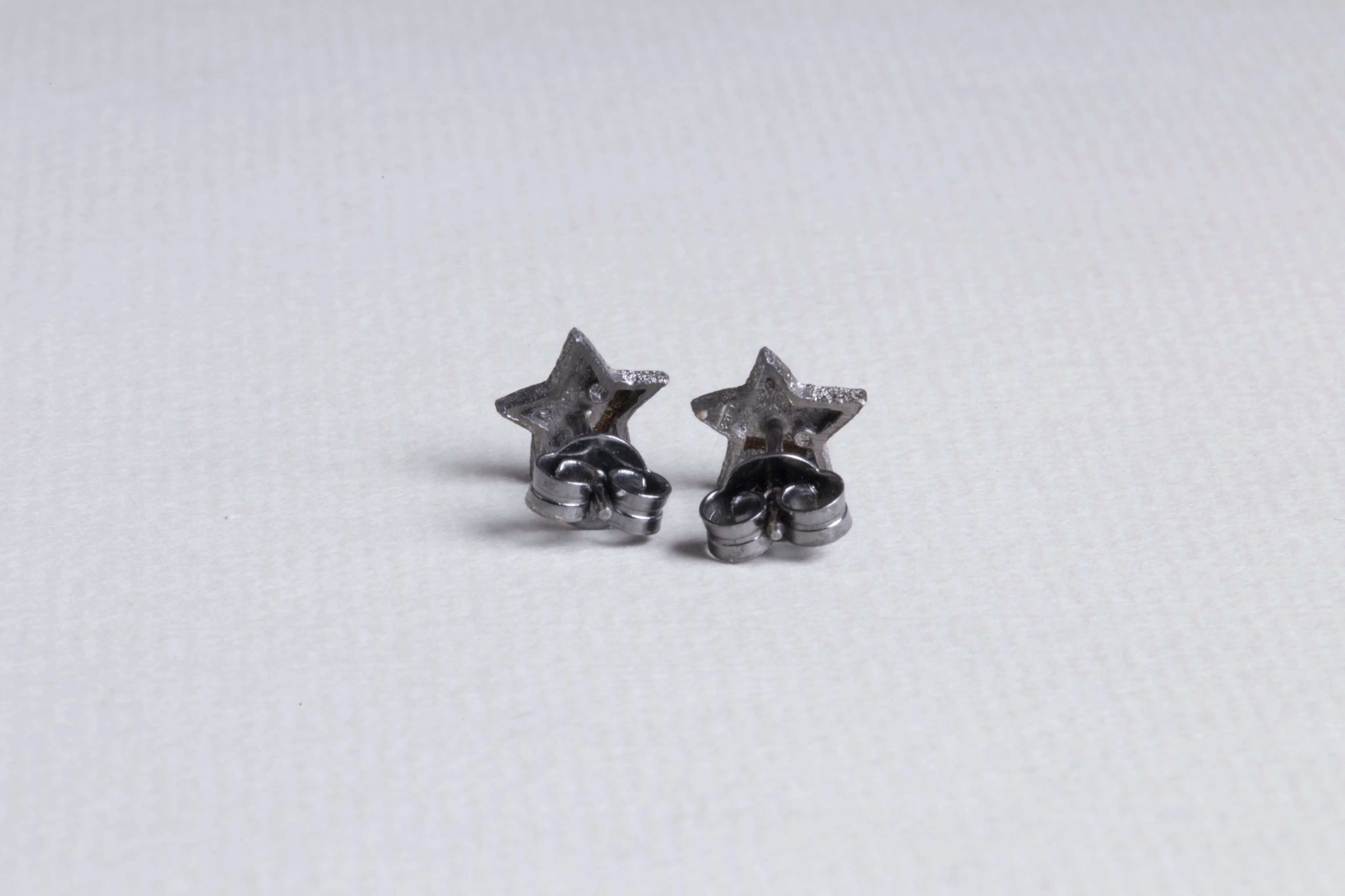 Textured Star Stud Earrings