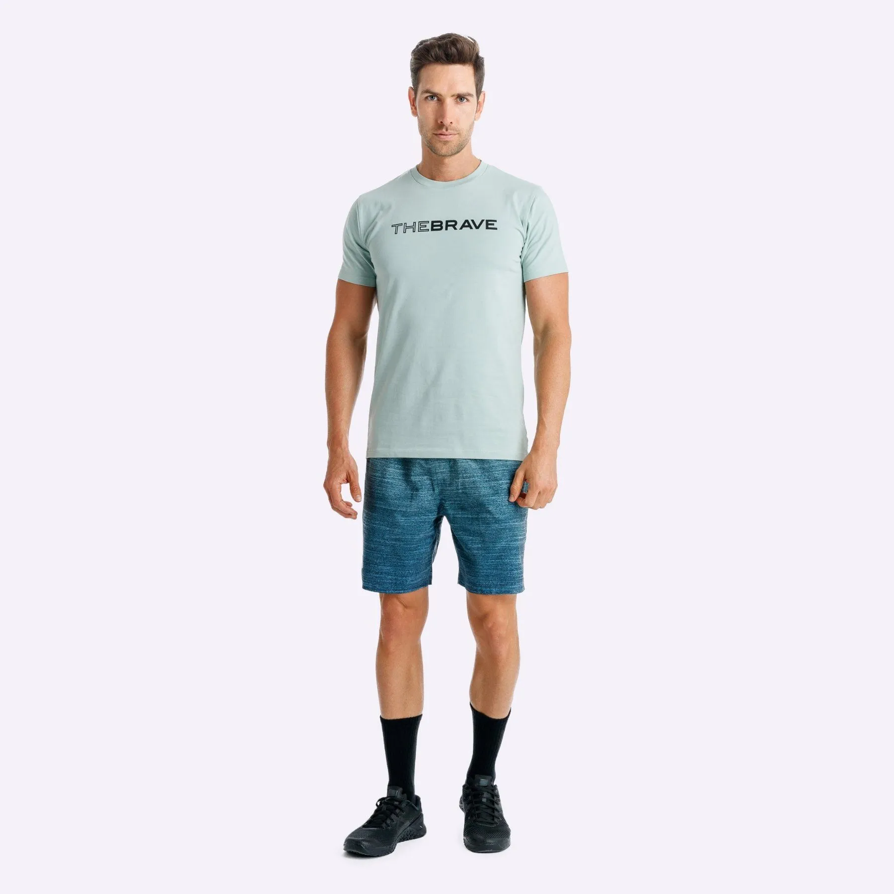 The Brave - Men's Waverider T-Shirt - Sage/Black