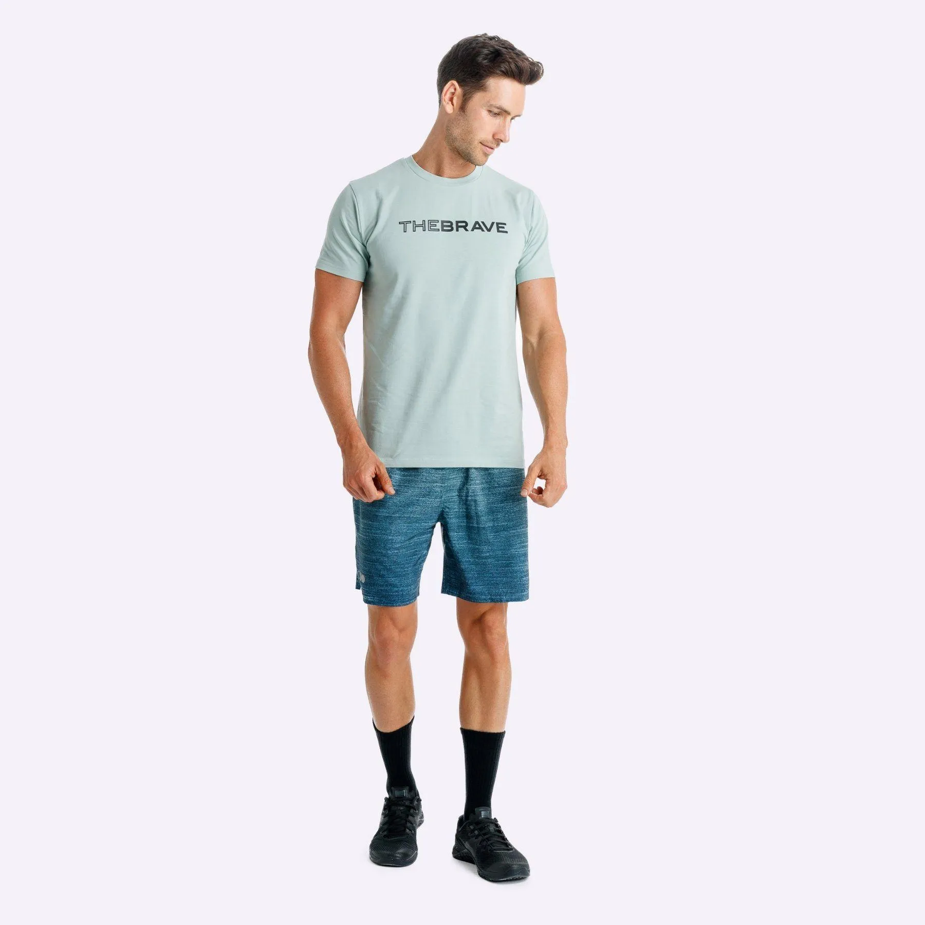 The Brave - Men's Waverider T-Shirt - Sage/Black