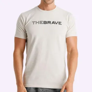 The Brave - Men's Waverider T-Shirt - Stone/Black