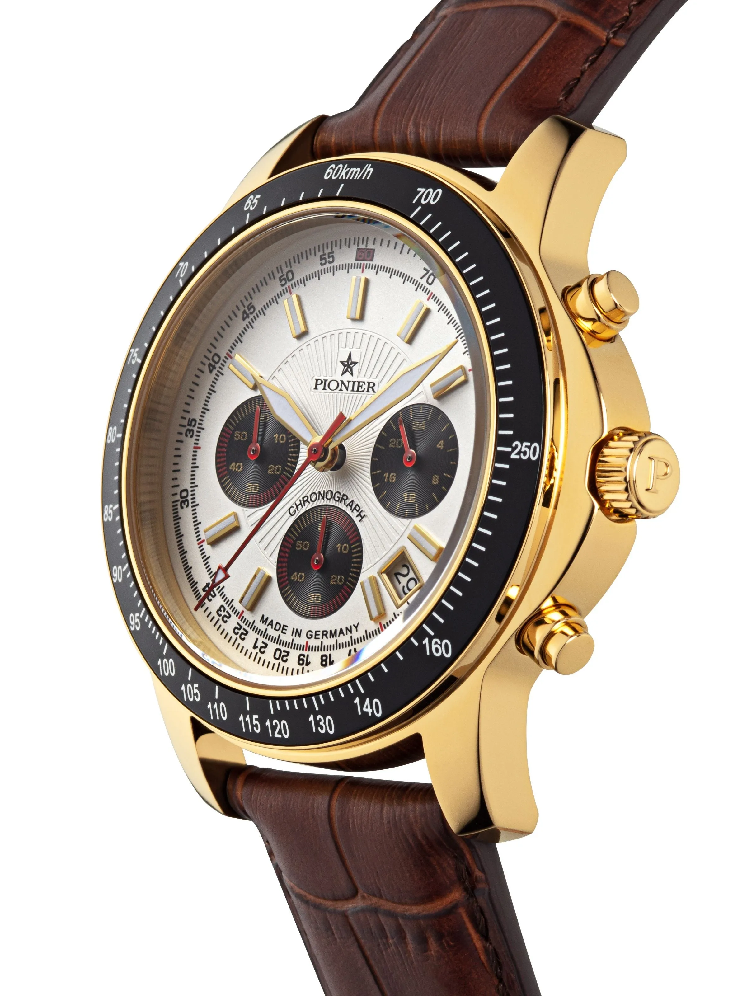 Tirona- Chronograph- GM-550-4 Gold- Pionier, Germany