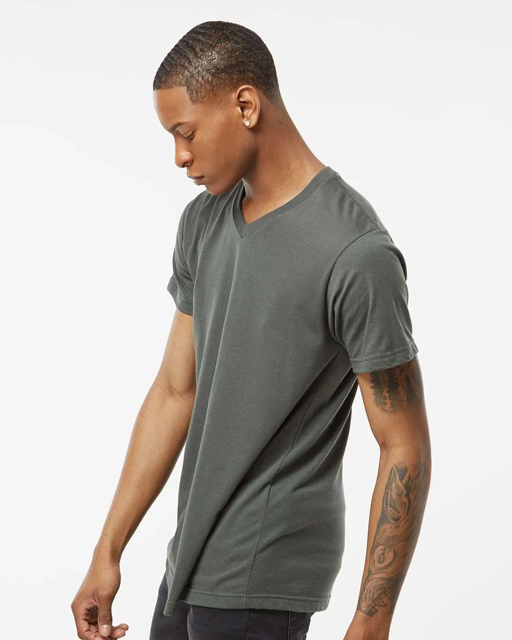 Tultex Poly-Rich V-Neck T-Shirt 207