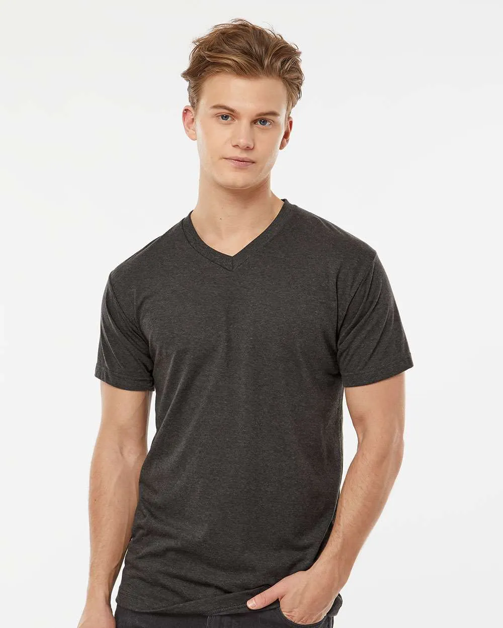 Tultex Poly-Rich V-Neck T-Shirt 207