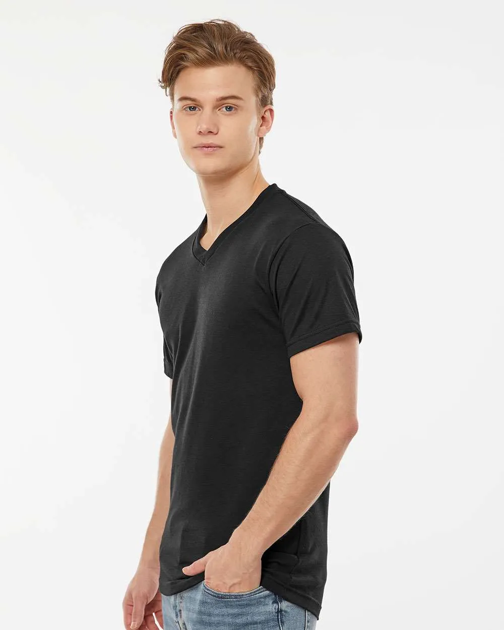 Tultex Poly-Rich V-Neck T-Shirt 207