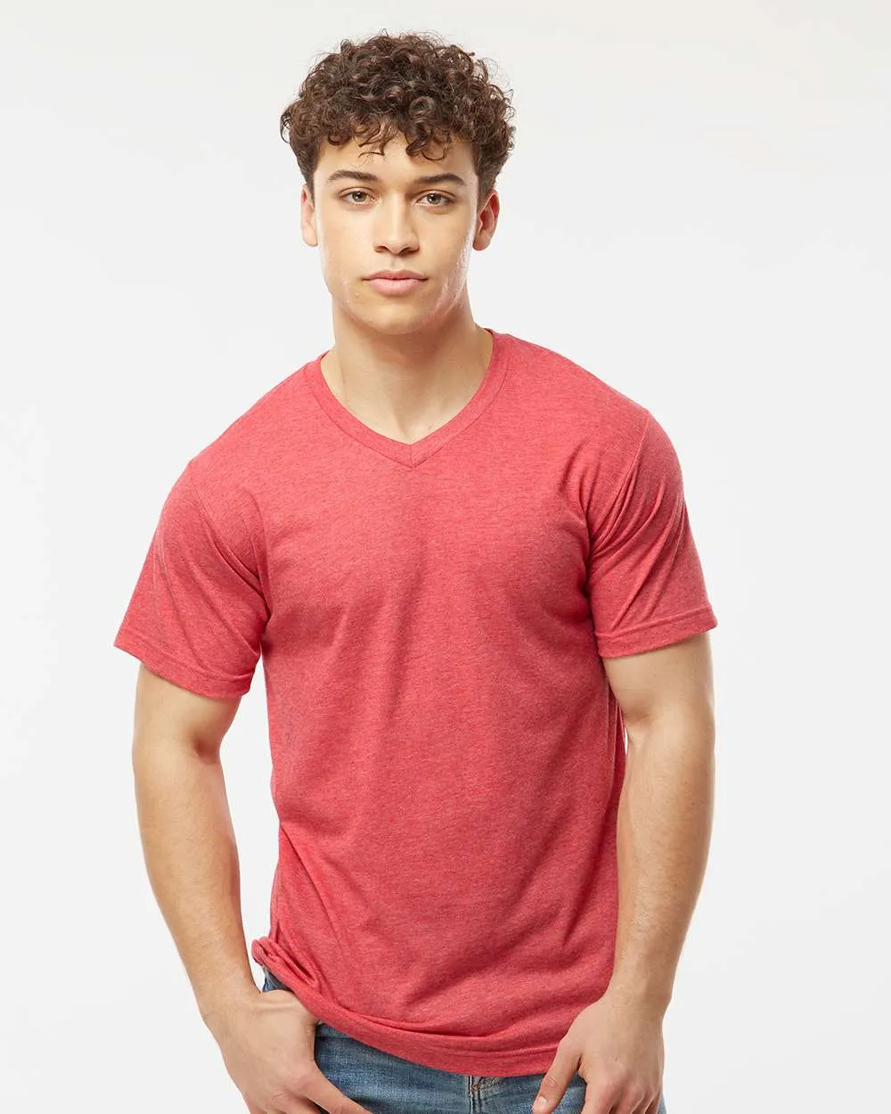 Tultex Poly-Rich V-Neck T-Shirt 207