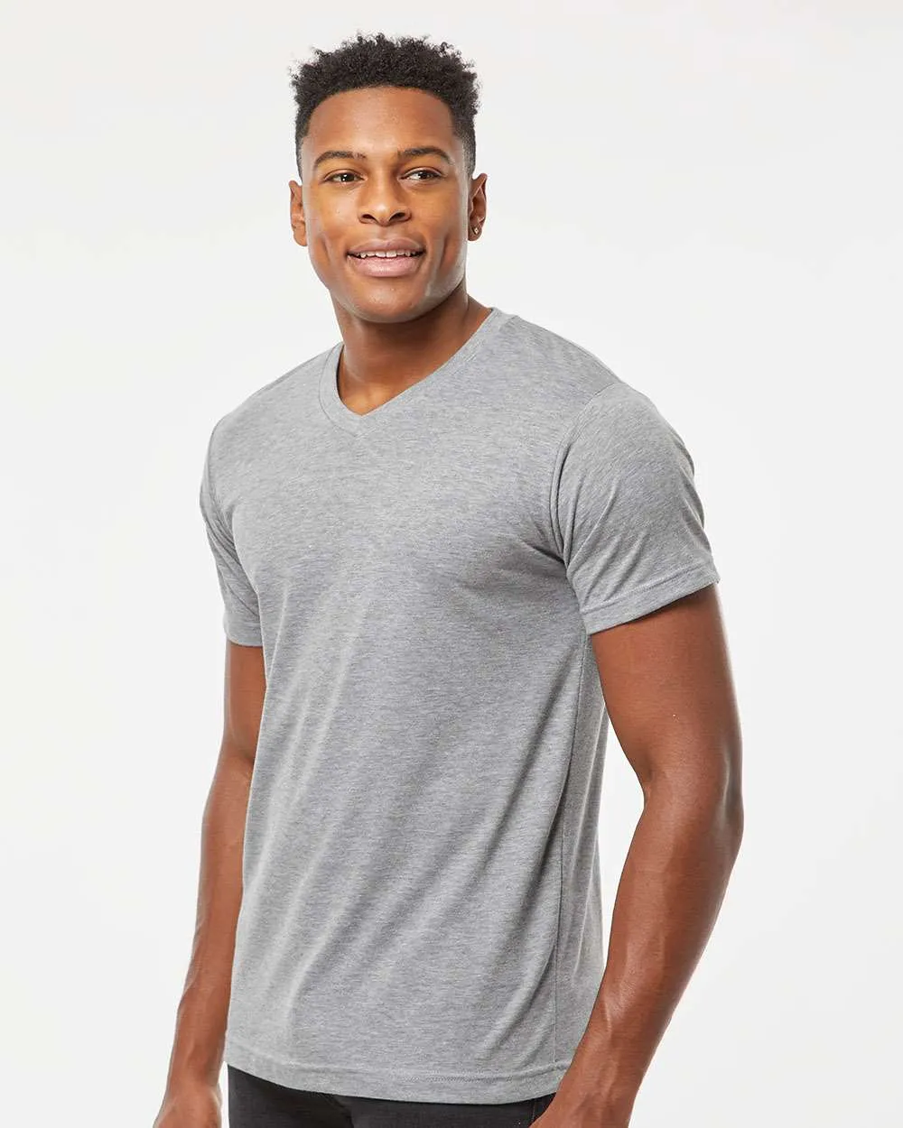 Tultex Poly-Rich V-Neck T-Shirt 207