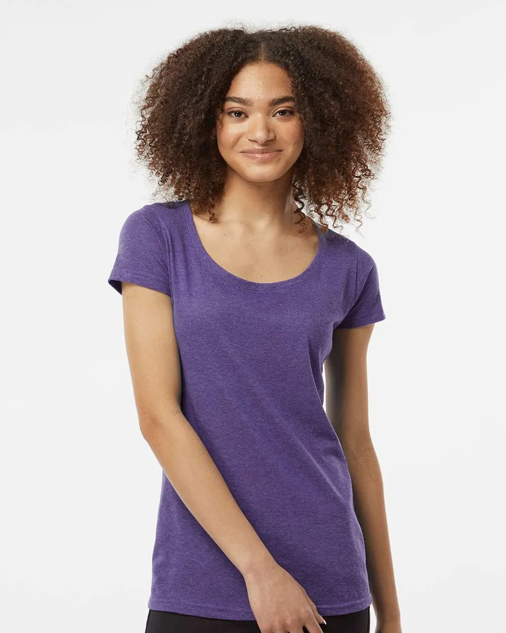 Tultex Women's Poly-Rich Scoop Neck T-Shirt 243