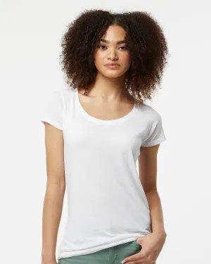 Tultex Women's Poly-Rich Scoop Neck T-Shirt 243