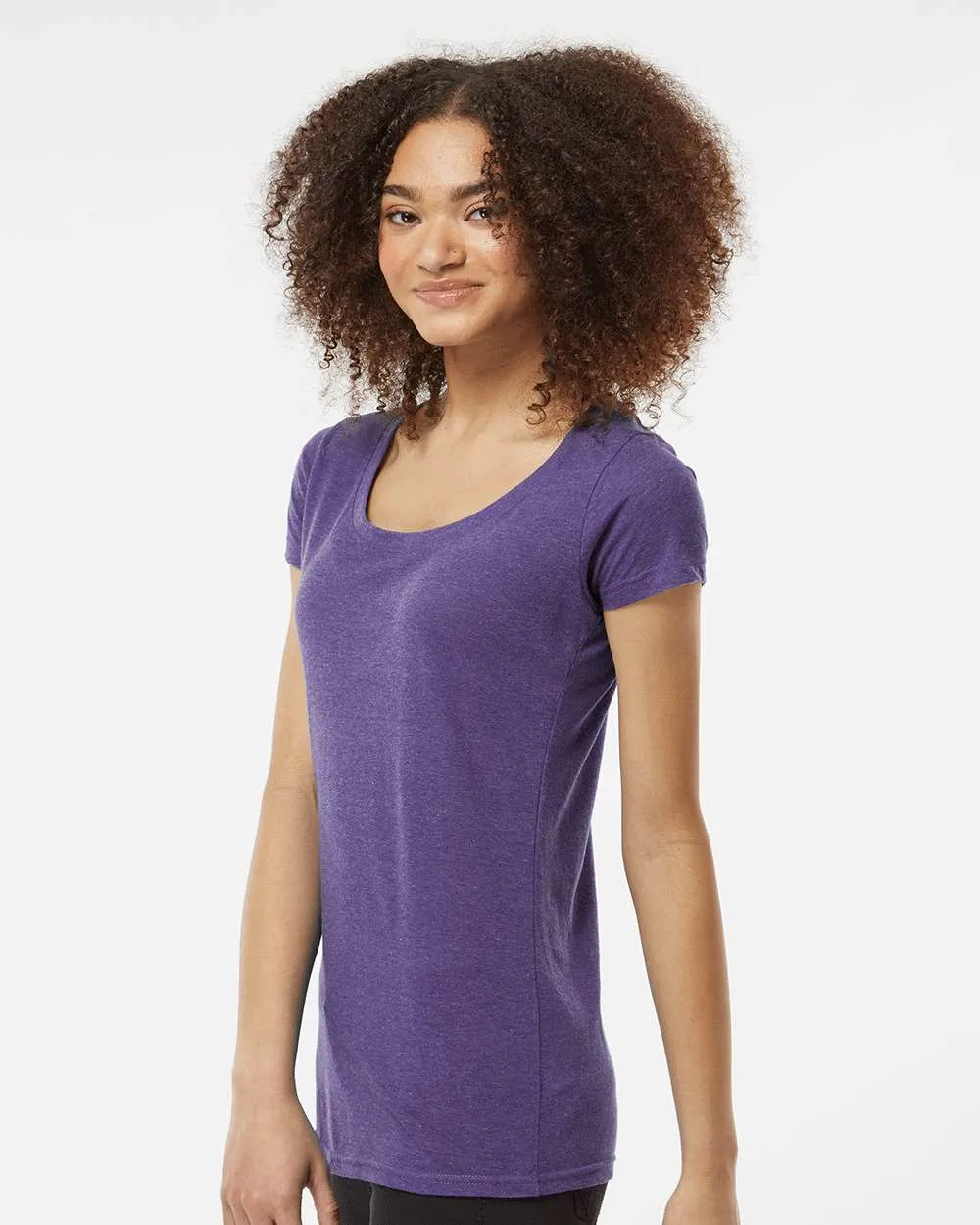 Tultex Women's Poly-Rich Scoop Neck T-Shirt 243