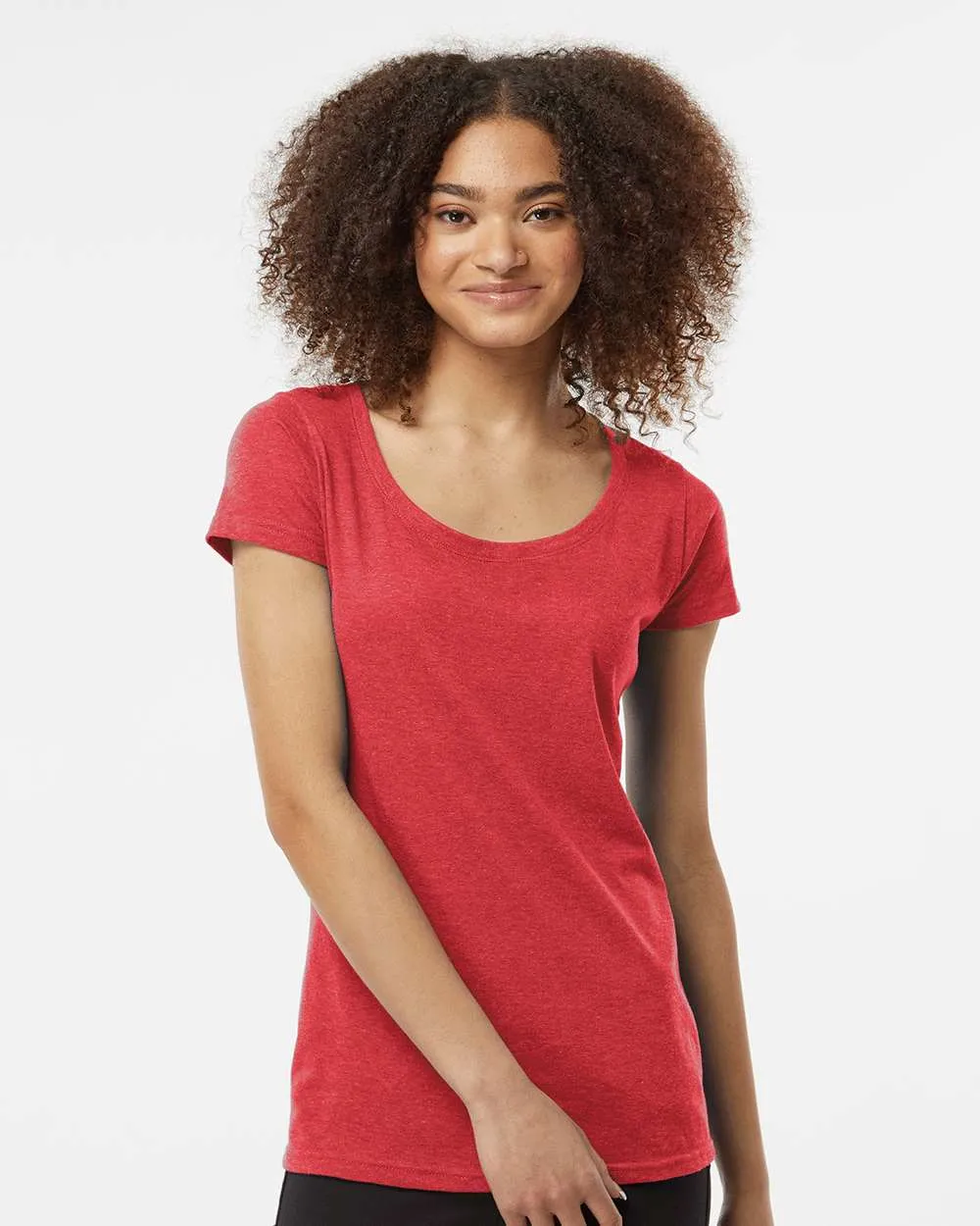 Tultex Women's Poly-Rich Scoop Neck T-Shirt 243