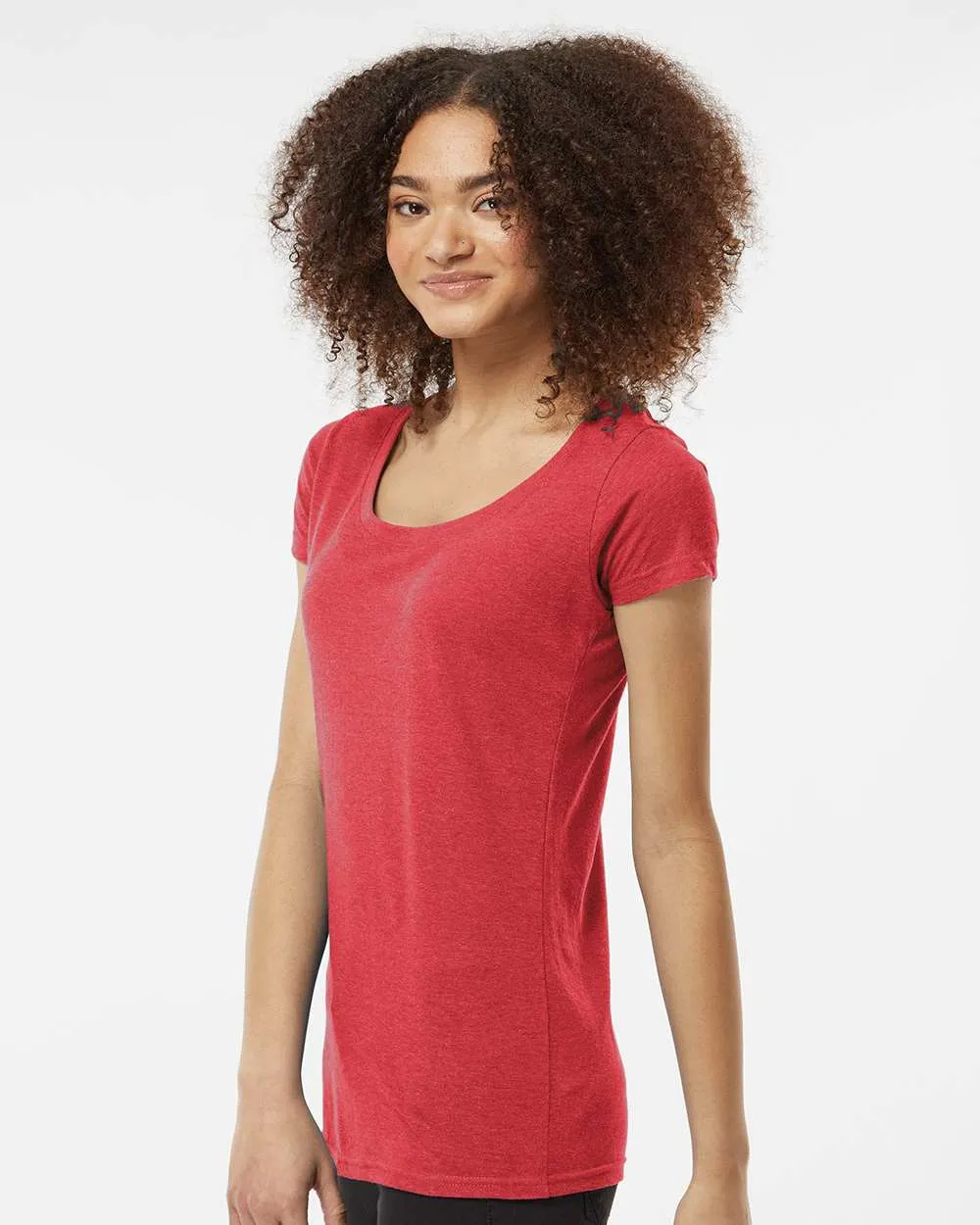 Tultex Women's Poly-Rich Scoop Neck T-Shirt 243