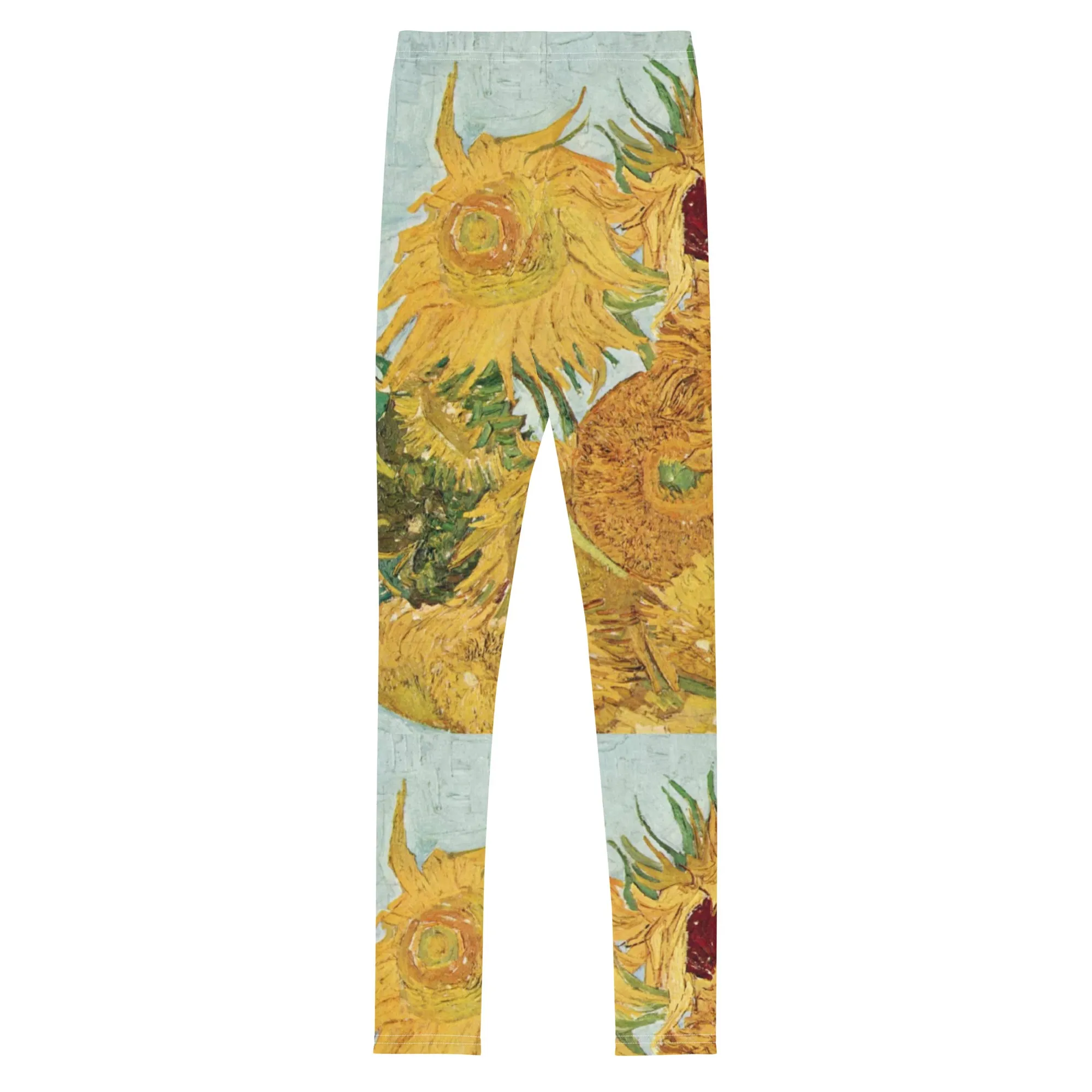 Van Gogh Inspired Sunflowers Teen Leggings